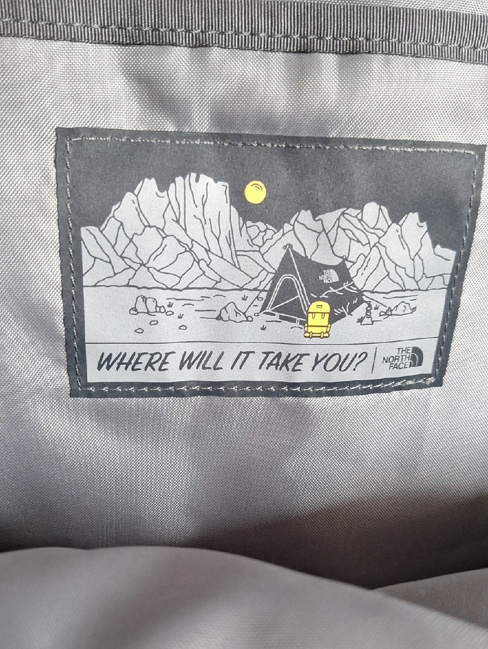 The North Face Black Connector Backpack with Blue Xylem Logo 21